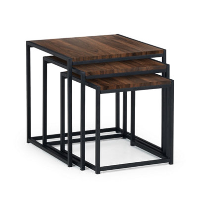 Oakham Camden Nest Of 3 Tables In Walnut from B&Q