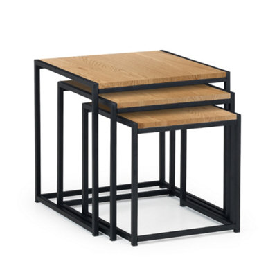 Oakham Camden Nest Of 3 Tables In Euro Oak from B&Q