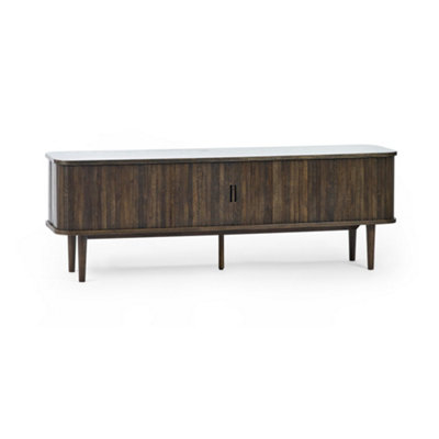 Oakham Premium Skye Media Unit In Dark Brown from B&Q