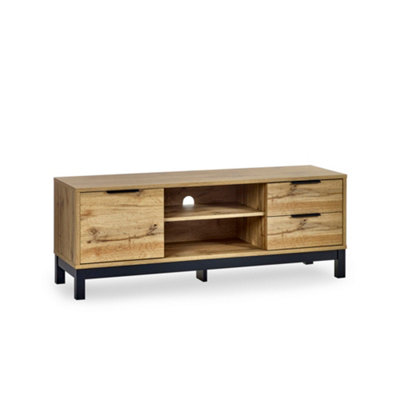 Oakham Premium Lomond Tv Unit In Light Oak from B&Q