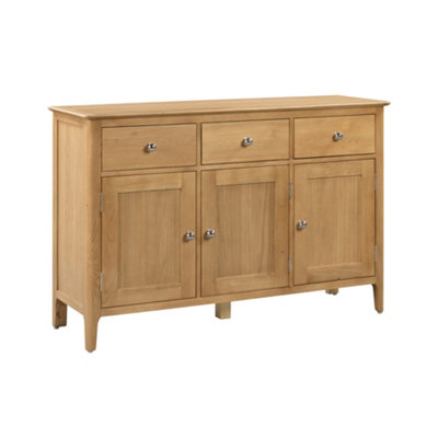 Oakham Premium Strathmore Sideboard In Oak from B&Q
