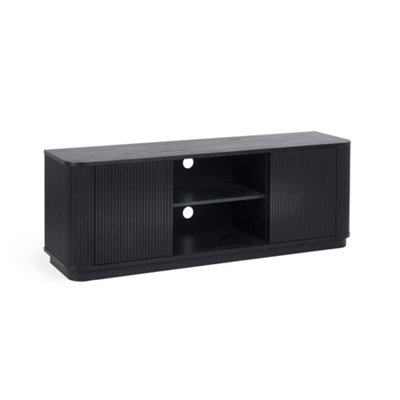Oakham Premium Lauriston Fluted Tv Unit In Black Ash from B&Q