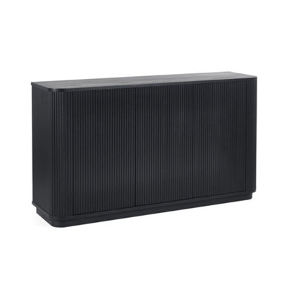 Oakham Premium Lauriston Fluted Sideboard In Black Ash from B&Q