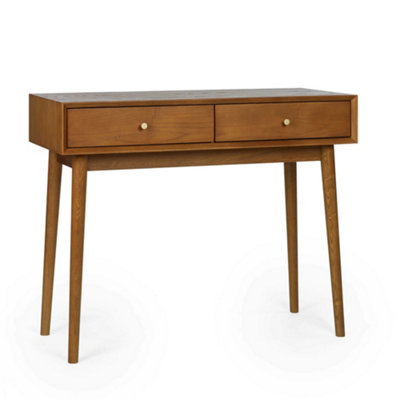 Oakham Signature Macrae Writing Desk With 2 Drawers In Ash from B&Q