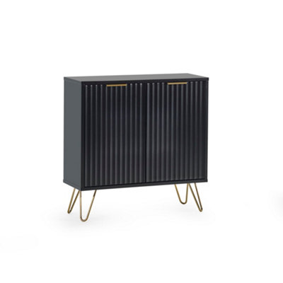 B&Q -  Premium Bellano Compact Sideboard In Matt Black