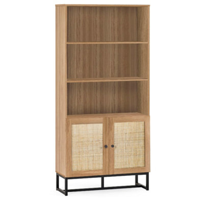 Oakham Premium Portree Tall Bookcase In Oak from B&Q
