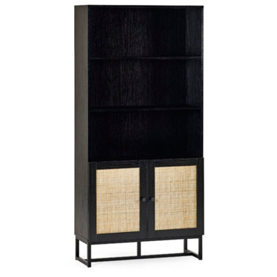 Oakham Premium Portree Tall Bookcase In Black from B&Q