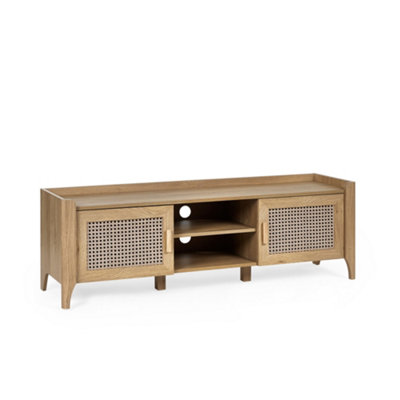 Oakham Premium Melrose Media Unit In Oak from B&Q