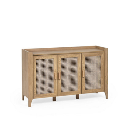 Oakham Premium Melrose 3 Door Sideboard In Oak from B&Q