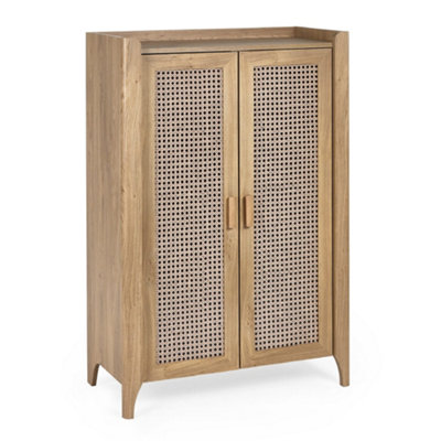 Oakham Premium Melrose Shoe Cupboard In Oak from B&Q