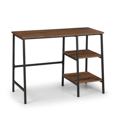 Oakham Signature Camden Desk In Black And Walnut from B&Q