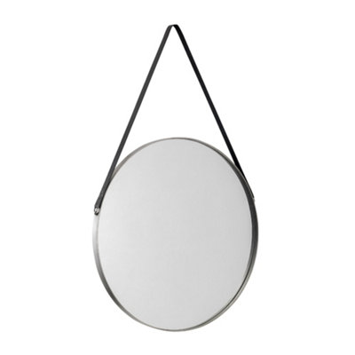 Oakham Premium Aurelio Pewter Round Mirror from B&Q