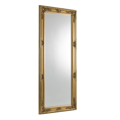 Oakham Lumière Gold Lean-To Dress Mirror from B&Q