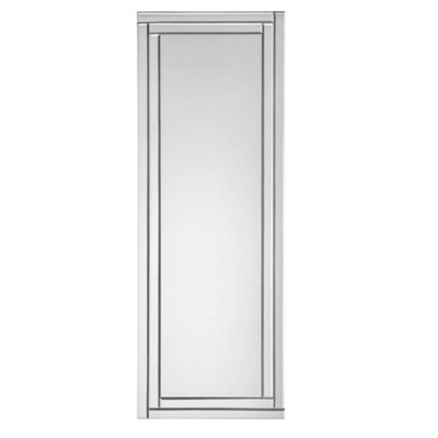 Oakham Linea Frameless Glass Dress Mirror from B&Q