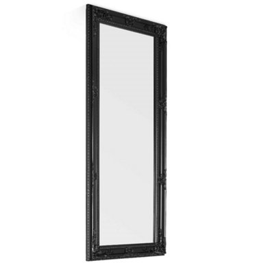 Oakham Lumière Black Lean-To Dress Mirror from B&Q