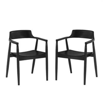 Oakham Fairmont Premium Dining Chairs With ArmsSet Of 2 from B&Q
