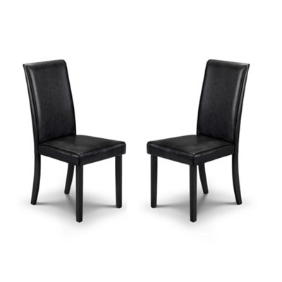 Oakham Kensington Elegant Black Dining ChairsSet Of 2 from B&Q