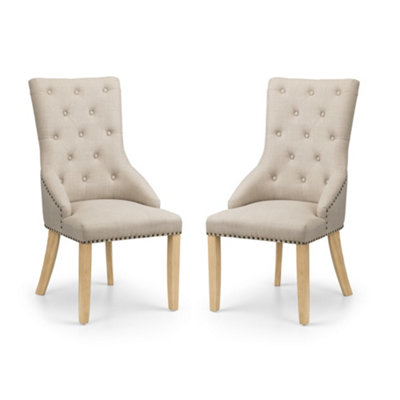 Oakham Windsor Premium Button Back Dining ChairsSet Of 2 from B&Q