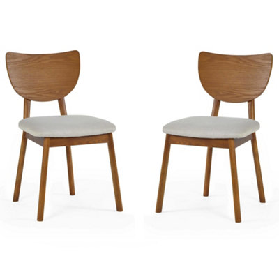 Oakham Brentwood Elegant Dining ChairsSet Of 2 from B&Q
