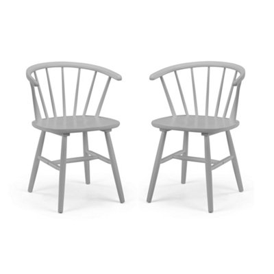 Oakham Bellano Premium Grey Dining ChairsSet Of 2 from B&Q