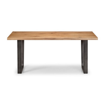 Oakham Premium Huxford 180Cm Oak Dining Table from B&Q