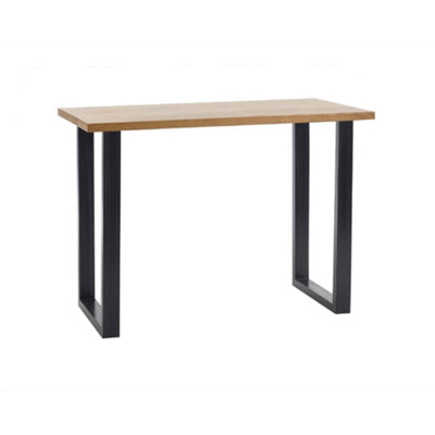 Oakham Premium Huxford 140Cm Oak Bar Table from B&Q