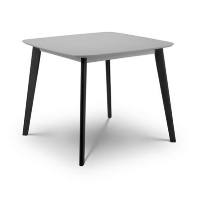 Oakham Premium Casa 90Cm Square Dining TableGrey/black from B&Q