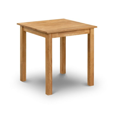 Oakham Premium Coxmoor 75Cm Square Oak Dining Table from B&Q