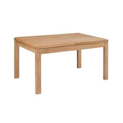 Oakham Premium Curve 90Cm Oak Dining Table from B&Q
