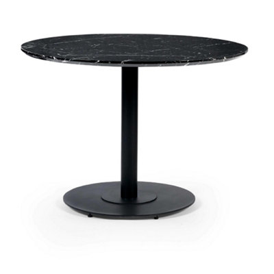 Oakham Premium Lucerne 80Cm Round Dining TableBlack from B&Q