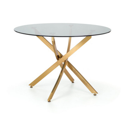 B&Q -  Premium Montero 110Cm Round Dining Table