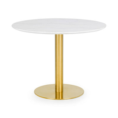 Oakham Premium Paloma 100Cm Round Pedestal Dining Table from B&Q
