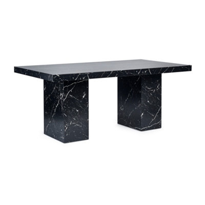 Oakham Premium Roma 180Cm Dining TableBlack from B&Q