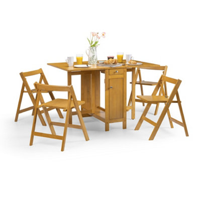 Oakham Premium Savona 120Cm 4 Seater Extending Dining SetLight Oak from B&Q