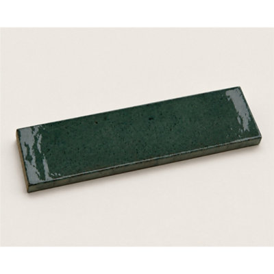 Marlborough Calviro Forest Green Gloss Tiles (36 Pack1 Box0.52M2 Coverage)TileInspired By European Ceramic Design. from B&Q