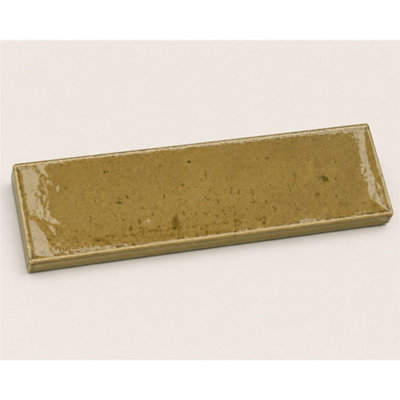 Marlborough Calviro Ochre Gloss Tiles (108 Pack3 Box1.56M2 Coverage)TileInspired By European Ceramic Design. from B&Q