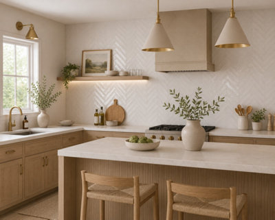 Marlborough Calviro Antique White Gloss Tiles (360 Pack10 Box5.2M2 Coverage)KitchenInspired By European Ceramic Design. from B&Q