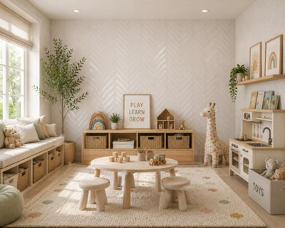Marlborough Calviro Antique White Gloss Tiles (108 Pack3 Box1.56M2 Coverage)PlayroomInspired By European Ceramic Design. from B&Q