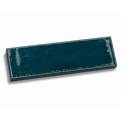 Marlborough Calviro Ink Blue Gloss Tiles (108 Pack3 Box1.56M2 Coverage)TileInspired By European Ceramic Design. from B&Q