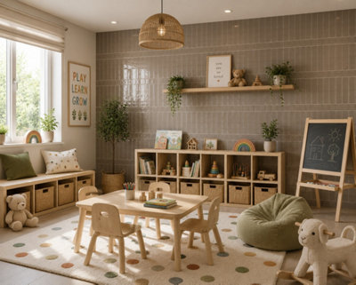 Marlborough Calviro Taupe Gloss Tiles (720 Pack20 Box10.4M2 Coverage)PlayroomInspired By European Ceramic Design. from B&Q