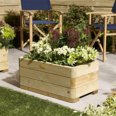 B&Q -  Premium Richmond Rectangular Planter 0.7M