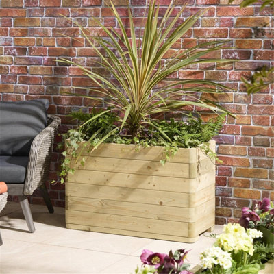 Cheshire Premium Richmond Tall Rectangular Planter from B&Q