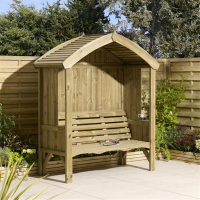 B&Q -  Castle Three Seat Arbour