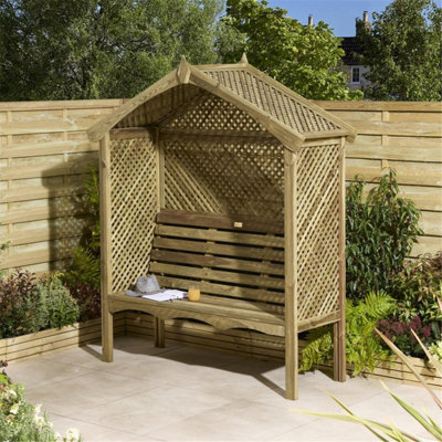 B&Q -  Fisk Three Seat Arbour