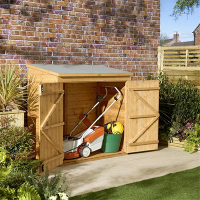 Cheshire Wooden Shiplap Mower Store from B&Q
