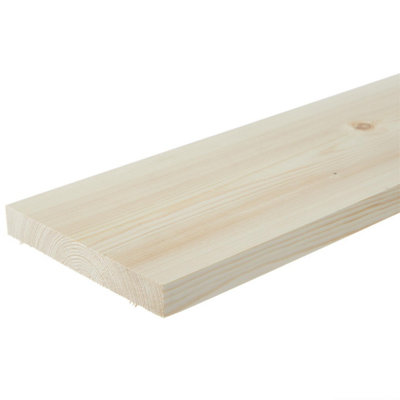 B&Q - MarlboroughPack Of 10 (Total 10 Unit) Planed Redwood Pse Timber25mm (T) X 150mm (W) X 3600mm (L)(Finish 20mm X 144mm)