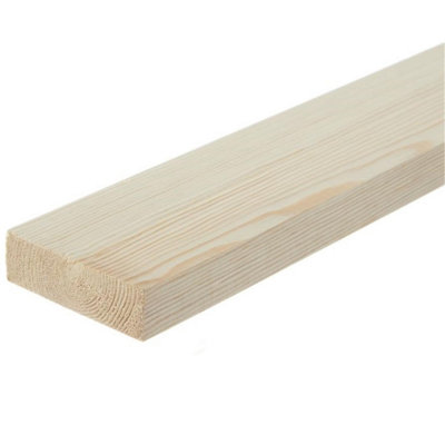 MarlboroughPack Of 20 (Total 20 Unit) Planed Redwood Pse Timber25mm (T) X 75mm (W) X 4800mm (L)(Finish 20mm X 69mm) from B&Q