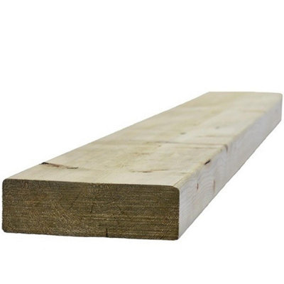 Marlborough47mm Kiln Dried Treated Carcassing C2447mm (D) X 125mm (W) X 3600mm (L)(Bundle Of 20) from B&Q