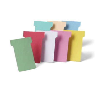 Nobo T-Cards A110 Light Blue Size 2 (Pack Of 100) from B&Q