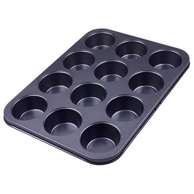 B&Q -  Non-Stick 12 Cup Muffin Pan